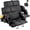 Wide/23in/2 Pack, variant on Wide Stadium Seats with Back Support for Bleachers,Bleacher Seat with Extra Thick Comfy Padded Cushion,6 Adjustable Angle, Lumbar Pillow & Cup Holder ,Portable Stadium Chair for Sport Events
