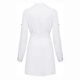 thumbnail image 7 of OSFVNOXV Cotton Blend Mini Dress for Petite Women Fall Trendy Long Sleeve High Waisted Lace Up Buckle Down Shift Dress, 7 of 7