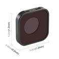 thumbnail image 2 of Filtro de lente ND8 para GoPro HERO13/12/11/10/9 negro de Potgosto, 2 of 7