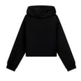 thumbnail image 5 of Girls Hoodies Black Hoodies Long Sleeve Pullover Tops Winter Clothes Kids Clothes Girls Size 9-10 Years Boys Girls Fashion, 5 of 5