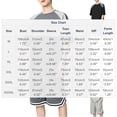 thumbnail image 3 of VBVC Men's 2 Piece Drawstring Basketball Tracksuit,Raglan Sleeve T-Shirt and Striped Hem Shorts Set For Men,White,M-4XL, 3 of 6