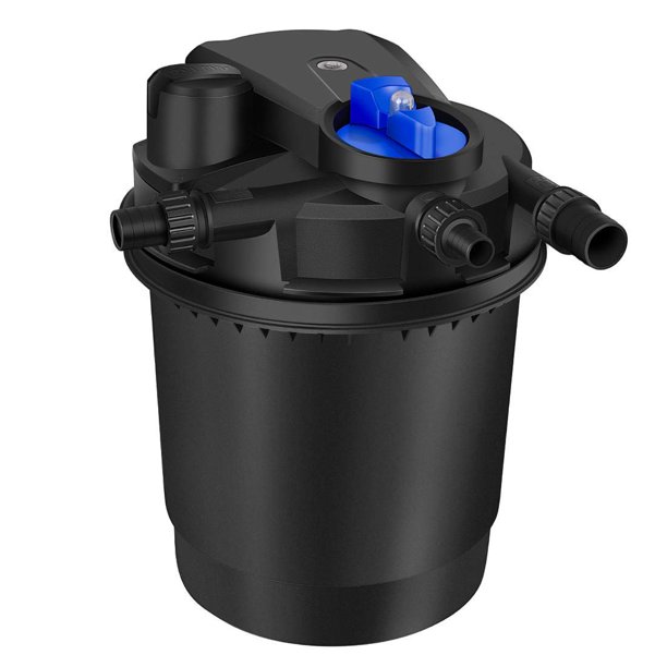 VIVOHOME 6000L Pressure Bio Pond Filter with UV Sterilizer Light CPA