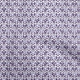 thumbnail image 1 of oneOone Georgette Viscose Violet Fabric Asian Block Print Tile Diy Clothing Quilting Fabric Print Fabric By Yard 42 Inch Wide, 1 of 4
