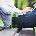 thumbnail image 5 of JTNeq Versatile 10000mAh Solar Power Bank with Outdoor Emergency Light and Fast Charging for Mobile Phones, 5 of 7