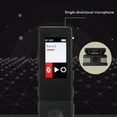 thumbnail image 4 of Enregistreur Vocal Numérique, Enregistreur Hi-Fi Multifonctionnel avec Fonction Lecteur MP3, Micro USB Rechargeable HD Voix d'Enregistrement pour Conférence Réunion d'Entrevue, 4 of 8