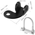 thumbnail image 2 of Acoplador de remolque de bicicleta, adaptador de ciclismo con barra de remolque (cabezal de tracción -90 grados), 2 of 9
