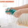 thumbnail image 3 of Simmore 100% Cotton Waffle Weave Dish Cloths for Washing Dishes, Super Soft and Highly Absorbent Dish Cloths for Kitchen, 12x12 Inches, 12-Pack, Teal, 3 of 7