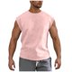 thumbnail image 1 of Camiseta de tirantes de cuello redondo para hombre, de gamuza, deportiva, de poliéster, con cuello redondo, 1 of 8