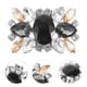 thumbnail image 4 of KAKOWELY 2 pinzas para zapatos con diamantes de imitación, decorativas, para boda, de metal., 4 of 5