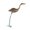 C, variant on Elegant Low Head Cranes Sculpture Ornaments Statue Iron Decoration For Outdoor Landscape Lawns Parties Hallway Design