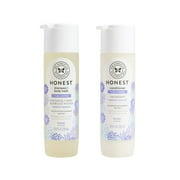 The Honest Company Truly Calming Lavender Shampoo Body Wash + Conditioner, 10oz each