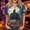 Gray #025, variant on Halloween Shirts for Women Witch Hat Spider Graphic Short Sleeve Casual T-Shirt Candy Print Henley Scary Fall Tops M