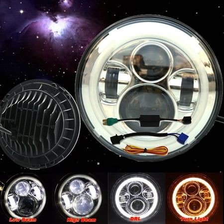 - Ktaxon 7Inch LED Projector Daymaker Headlight for Harley Street Glide Softail FLHX F