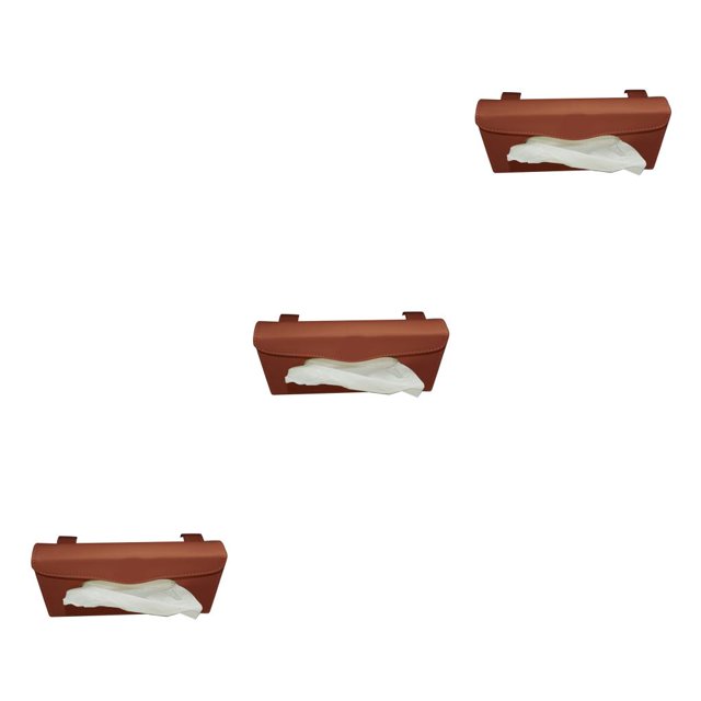 Naiovety Caja de almacenamiento de pañuelos para parasol de coche, accesorios interiores universales, organizador de caja, bolsa de servilleta Type1 NO1