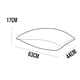thumbnail image 3 of Almohada Memory Foam Estandar LUNICS Color Blanco 44 cm x 63 cm, 3 of 7