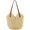Beige, variant on CoCopeaunt Women Straw Beach Tote Bags Handwoven Rattan Bag Top-Handle Handbag
