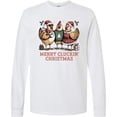 thumbnail image 3 of Inktastic Merry Cluckin' Christmas Long Sleeve T-Shirt, 3 of 5