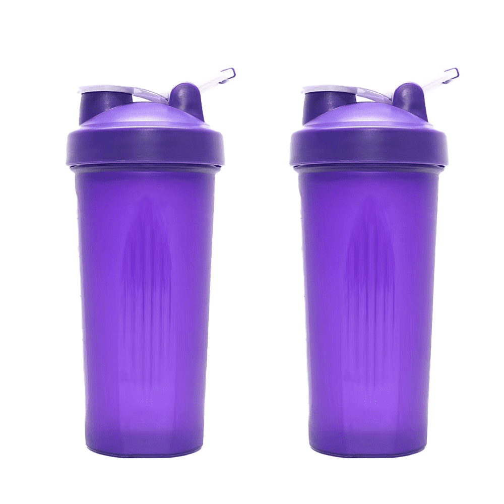 Large Sports Shake Cup, With Metal Stirring Ball, For Protein
