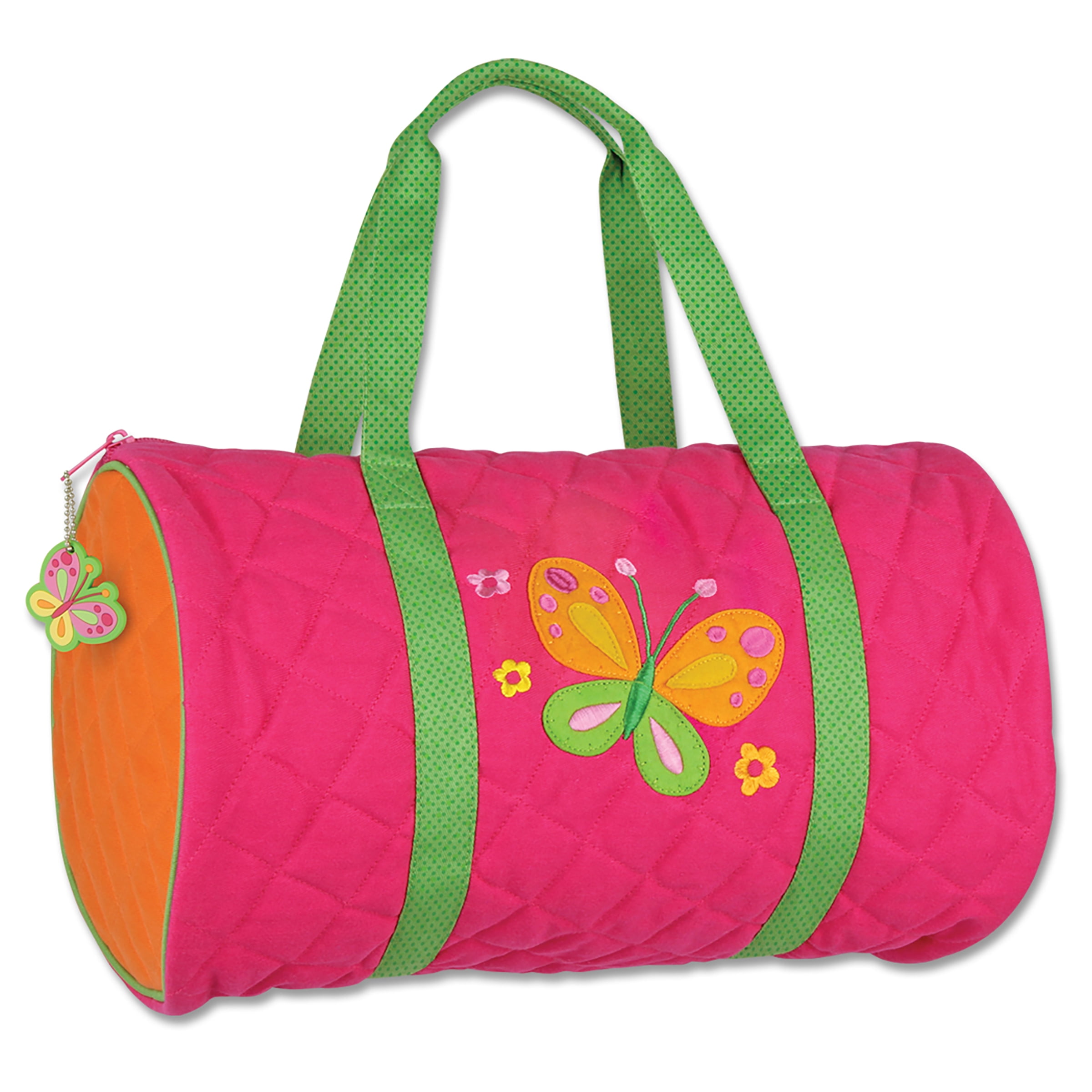 Stephen Joseph Quilted Kids Carryon Duffel, Butterfly