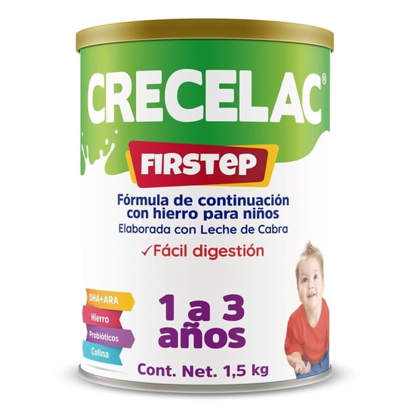 Leche de Cabra Crecelac Firstep 1 a 3 años 1.5 Kg