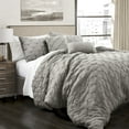 thumbnail image 6 of Ravello Pintuck 5 Piece Comforter Set by Lush Decor, 6 of 11