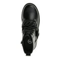 thumbnail image 4 of Wonder Nation Little & Big Girls Enamel Chain Combat Boot, Sizes 13-6, 4 of 6