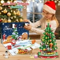 thumbnail image 6 of HOGOKIDS 1145PCS Advent Calendar 2024 Rotating Christmas Tree 24 Days Countdown Building Set with LED Light Gift for Adults Kids 8+, 6 of 10