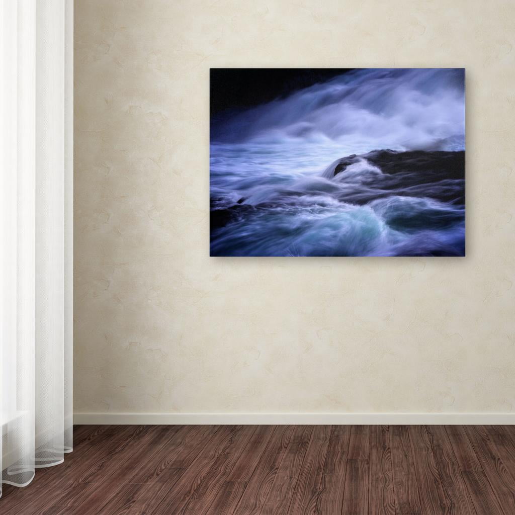 Trademark Fine Art "Blue Stream" Canvas Art by Philippe Sainte-Laudy