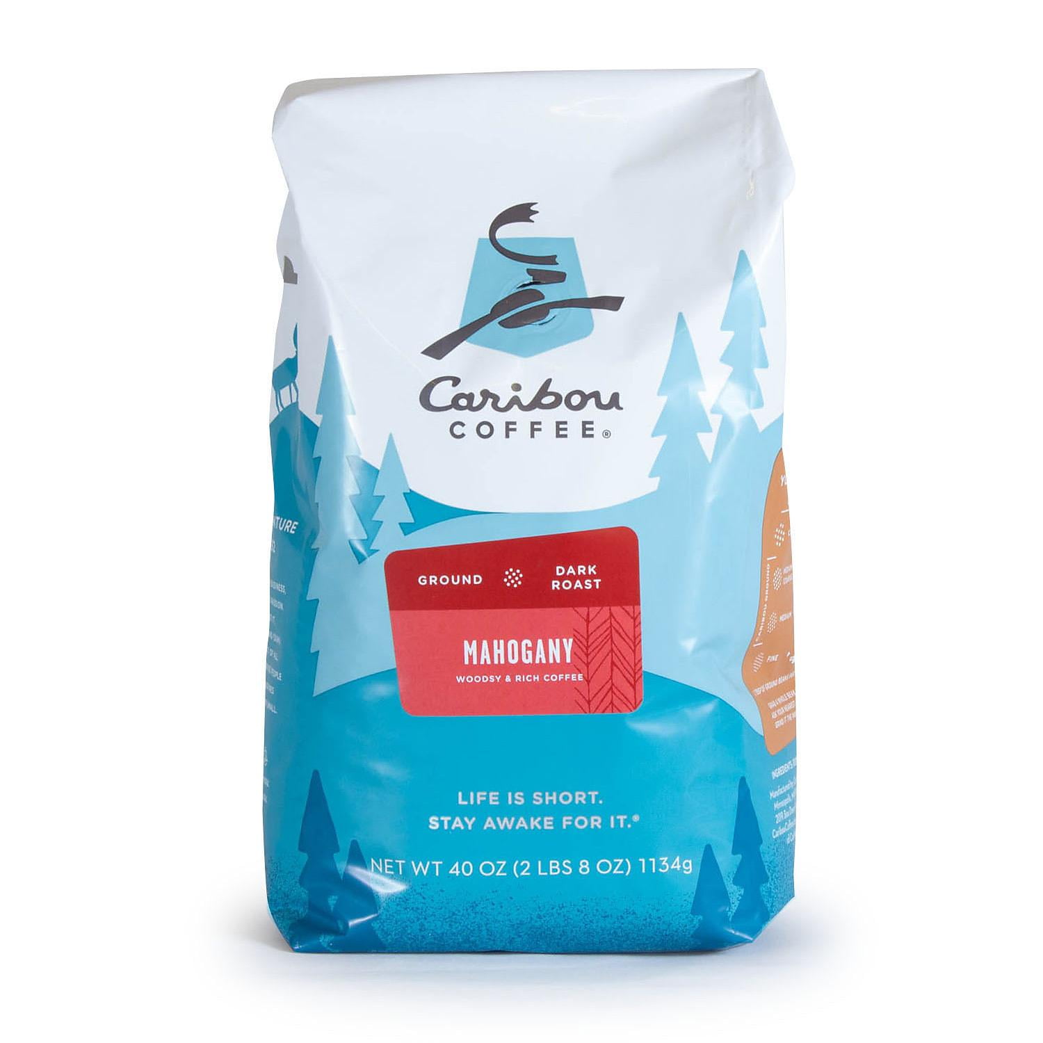 Caribou Ground Coffee, Mahogany (40oz)