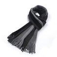 thumbnail image 2 of Autumn/Winter Men's Scarf Warm Fashion Striped Scarf, 2 of 3
