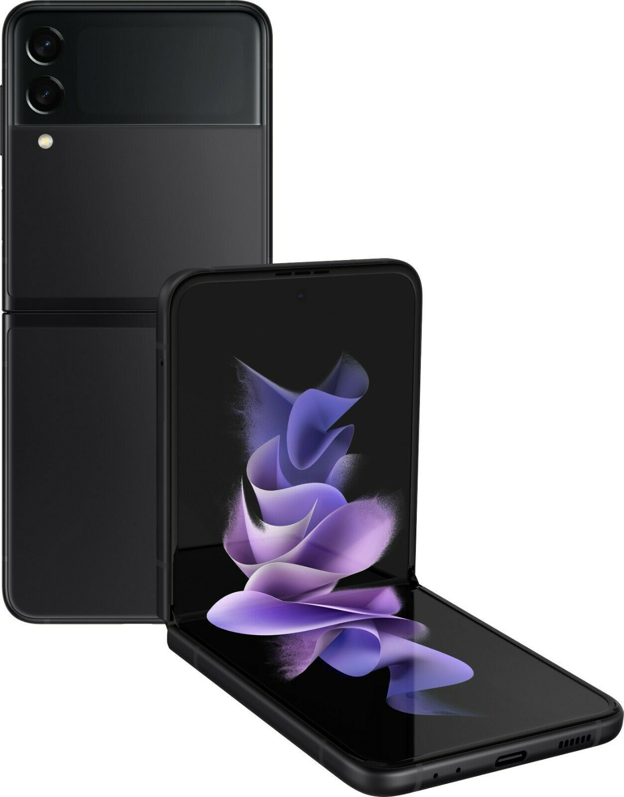 Samsung Galaxy Z Flip 3 5G SM-F711U1 128GB Black (US Model) - Factory Unlocked Cell Phone - Very Good Condition - image 3 of 3