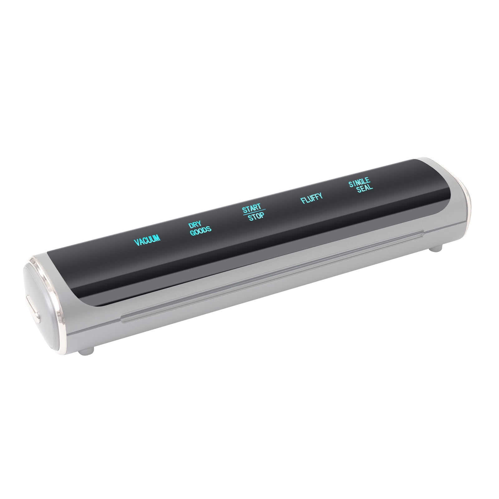 Vacuum Sealer Machine with 10 Bags, Blue, ABS Material, Dry/Moist Modes, Airtight Food Storage, Wide-Sealing, One-Click Operation, Enhanced Suction, 120W Power, 110V Rated Voltage White