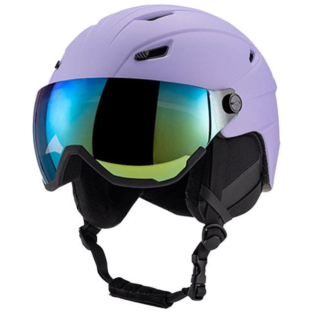 Casco Cascos para deportes de nieve Protección de esquí ajustable para hombres y mujeres (L) Púrpura