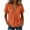 Orange#womens summer tops#33, variant on Women Cotton Short Sleeve Tops V-Neck Pleated T Shirts Loose Fit Summer Solid Color Tee Shirts Casual Comfy Daily Wear Blouses Black S