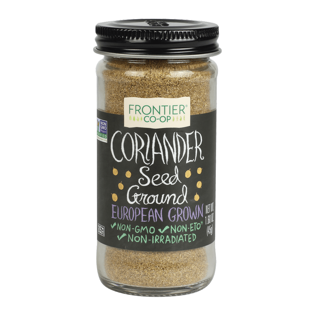 Frontier Coop Coriander Seed Ground 1.6 oz. bottle
