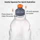 thumbnail image 5 of AONIJIE Chaleco ultraligero para correr con tira reflectante Mochila de hidratación transpirable para senderismo, camping, maratón, carrera ciclista (gris con 2 botellas de agua de 250 ml), 5 of 5