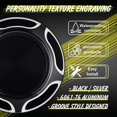 thumbnail image 4 of Tapa de gasolina decorativa para tanque de combustible de aluminio Cnc de motocicleta cromada negra para Harley Sportster Xl1200 883 1996-2014, 4 of 5