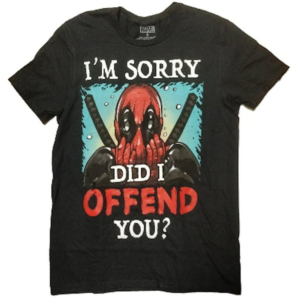 Marvel - Marvel Deadpool I'm Sorry Did I Offend You Mens Tee Shirt (X ...