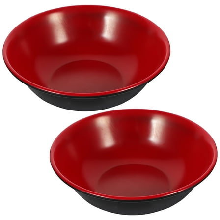 FESTFENDS 2Pcs Multi Function Serving Bowl Black For Parties And Storage Holder