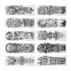 thumbnail image 1 of Tatuajes BuyWeekMX 10 Pegatinas de Tatuaje Manga Seguros, 1 of 9