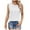 White, variant on yillto Tank Tops for Women's Sleeveless Round Neck Pleated Loose Shirts Summer Basic Causal Tee