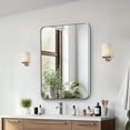 thumbnail image 1 of VEVOR Square Wall Mounted Mirror 22" x 30" Mirror with Aluminium Alloy Frame, 1 of 9