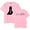 Pink, variant on Livingston Shadow Lyric Tee Unisex Short Sleeve T-shirt Fashion Crewneck Tops