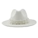 thumbnail image 1 of Sombrero de Vestir para Mujer para Hombre, Elegante, Clásico, de , blanco Zulema Sombrero Fedora para hombre, 1 of 8