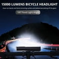 thumbnail image 7 of Ultra-Bright Bicycle Light 15000 Lumen Front Bike Light Rechargeable Waterproof Flashlight Road Cycling Lamp Accessories, 7 of 7