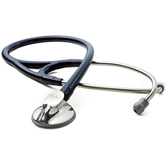 ADC - 600N Adscope 600 Platinum Series Cardiology Stethoscope with Tunable AFD Technology, Lifetime Warranty, Navy
