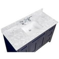 thumbnail image 6 of Altair 49 in. Natural Marble Vanity Top with White Sink, 6 of 7
