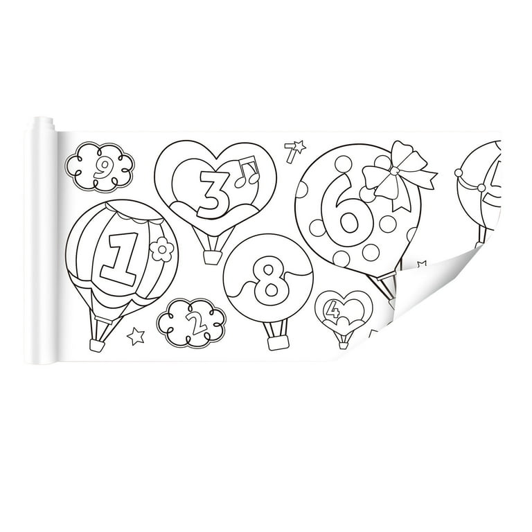 Yyeselk Children's Drawing Roll, Coloring Paper Roll for Kids, 118