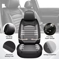 thumbnail image 3 of Car Seat Covers Fit for Buick Lucerne 2006-2011,Waterproof Stain-resistant Leather Easy to Install Car Seat Protector,Premuim Interior Accessories Gray,Full Set(2 Row 5 Seats), 3 of 11