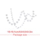 thumbnail image 3 of Advancent 1 Juego de decoraciones para fiestas, pequeño adorno colgante interesante, pequeño adorno creativo para el hogar, adornos de estrellas, Kits de decoración para fiestas Tipo 5 Advancent HA059995-05, 3 of 6